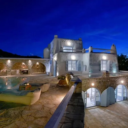 וילה Aquileria Seaview Pool - Seven Bedrooms Mykonos Town