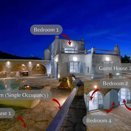 וילה Aquileria Seaview Pool - Seven Bedrooms